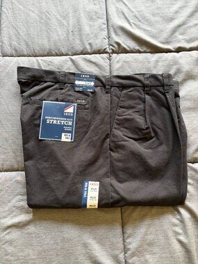 Izod black khakis